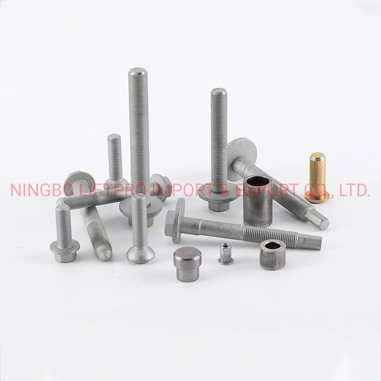 Fastener Manufacturer Flange Bolt and Nuts Weld Bushing Fastener for Automobile Chassis